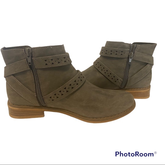 Rocket Dog Grey ankle boots SZ 8 - Picture 4 of 5